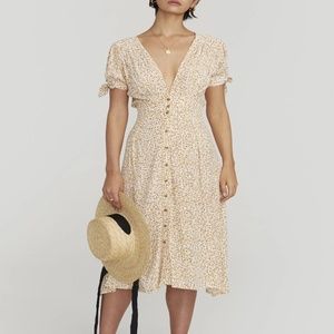 Faithfull The Brand Billie Midi Dress - Dahlia